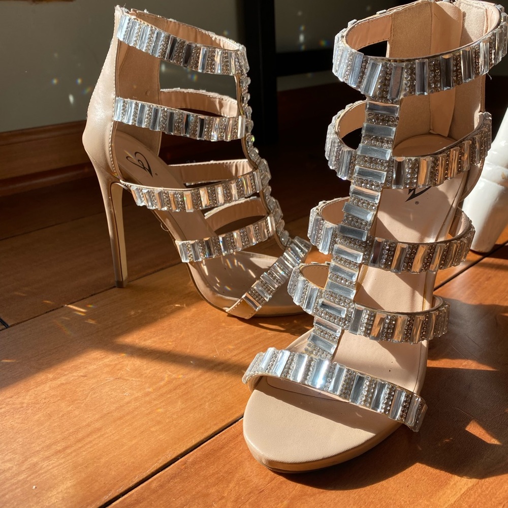 Women’s crystal high heels